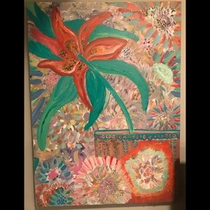 Orig acrylic painting unframed reasonable offers